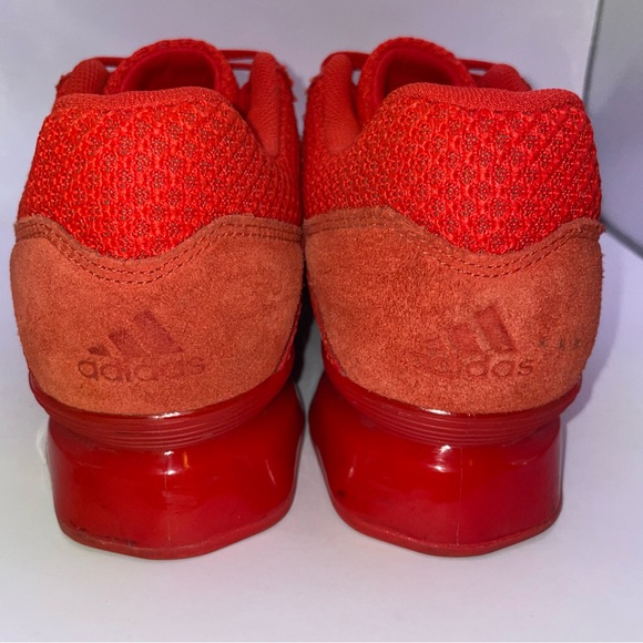 Adidas Mens Leistung 16 Boa Active Red Weightlifting Powerlifting Shoes Size 8.5 - Picture 5 of 7